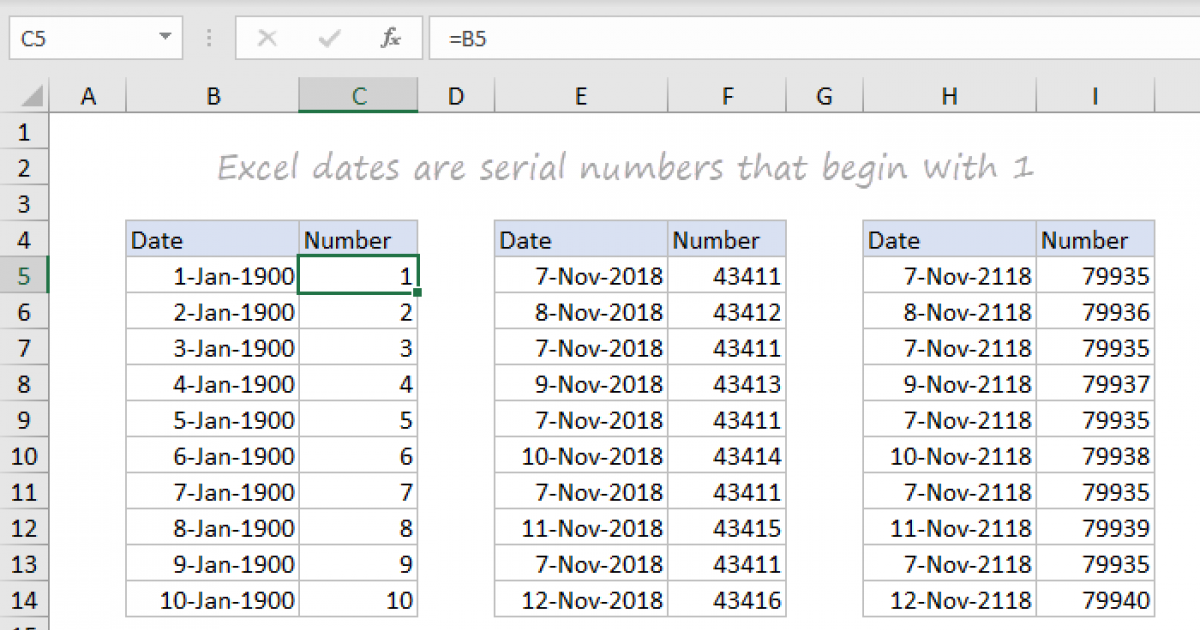 Excel Excel date Exceljet